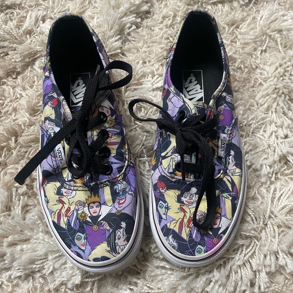 Vans Disney Villians retired limited edition sneakers kids size